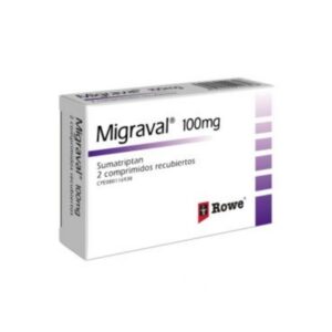 MIGRAVAL 100MG X 2 COM (SUMATRIPTAN) (TABLETAS)