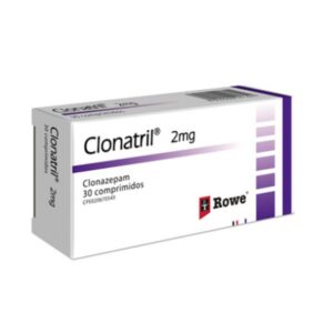 CLONATRIL 2MG X 30 TAB (CLONAZEPAM)(ROWE) (PSICOTROPICOS)