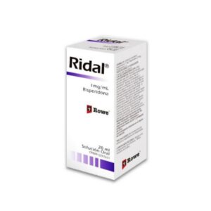RIDAL 1MG/ML X 20ML GOTAS (RISPERIDONA)(ROWE)