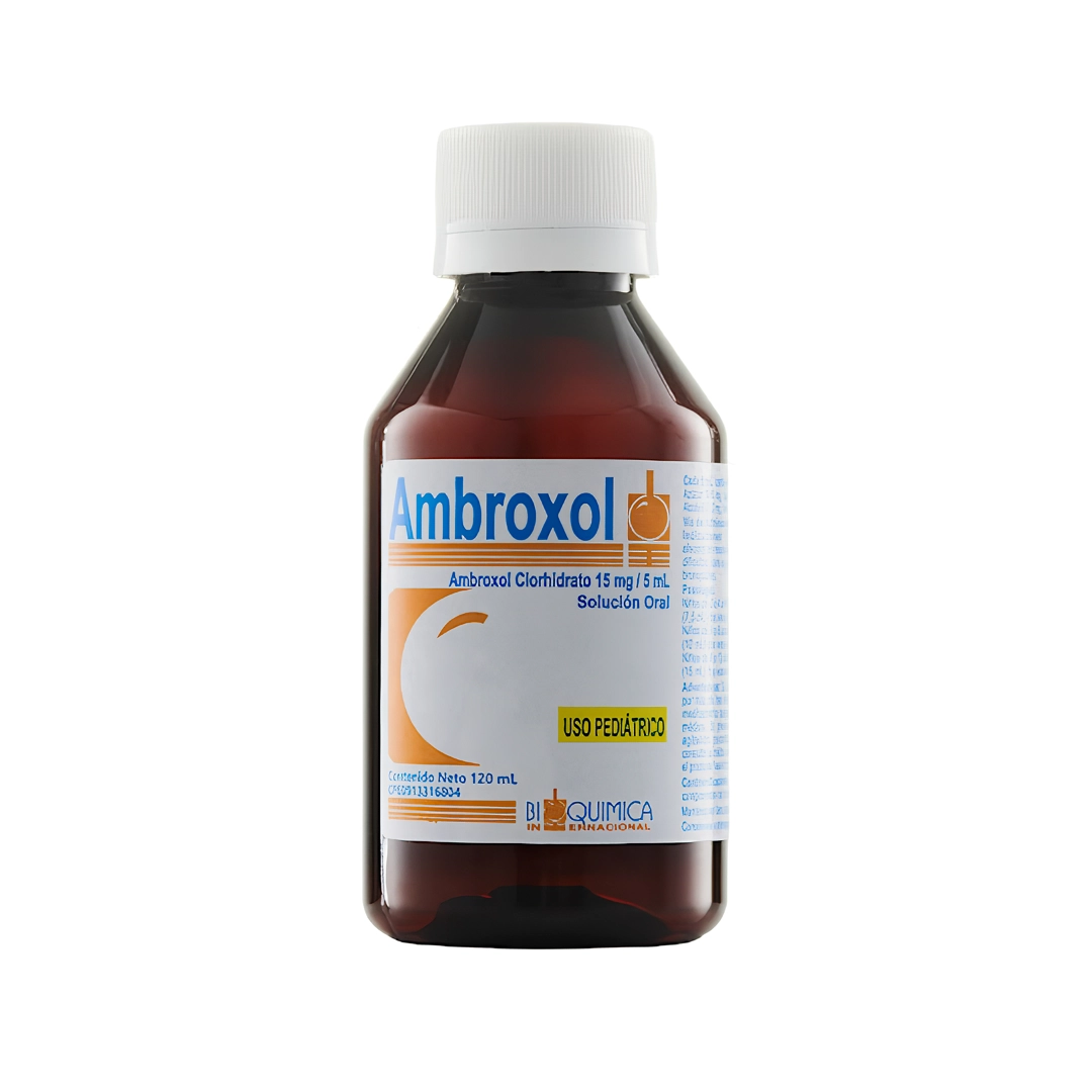 AMBROXOL 15 MG / 5 ML X 120 ML JAR PEDIATRICO (BIOQUIMICA)