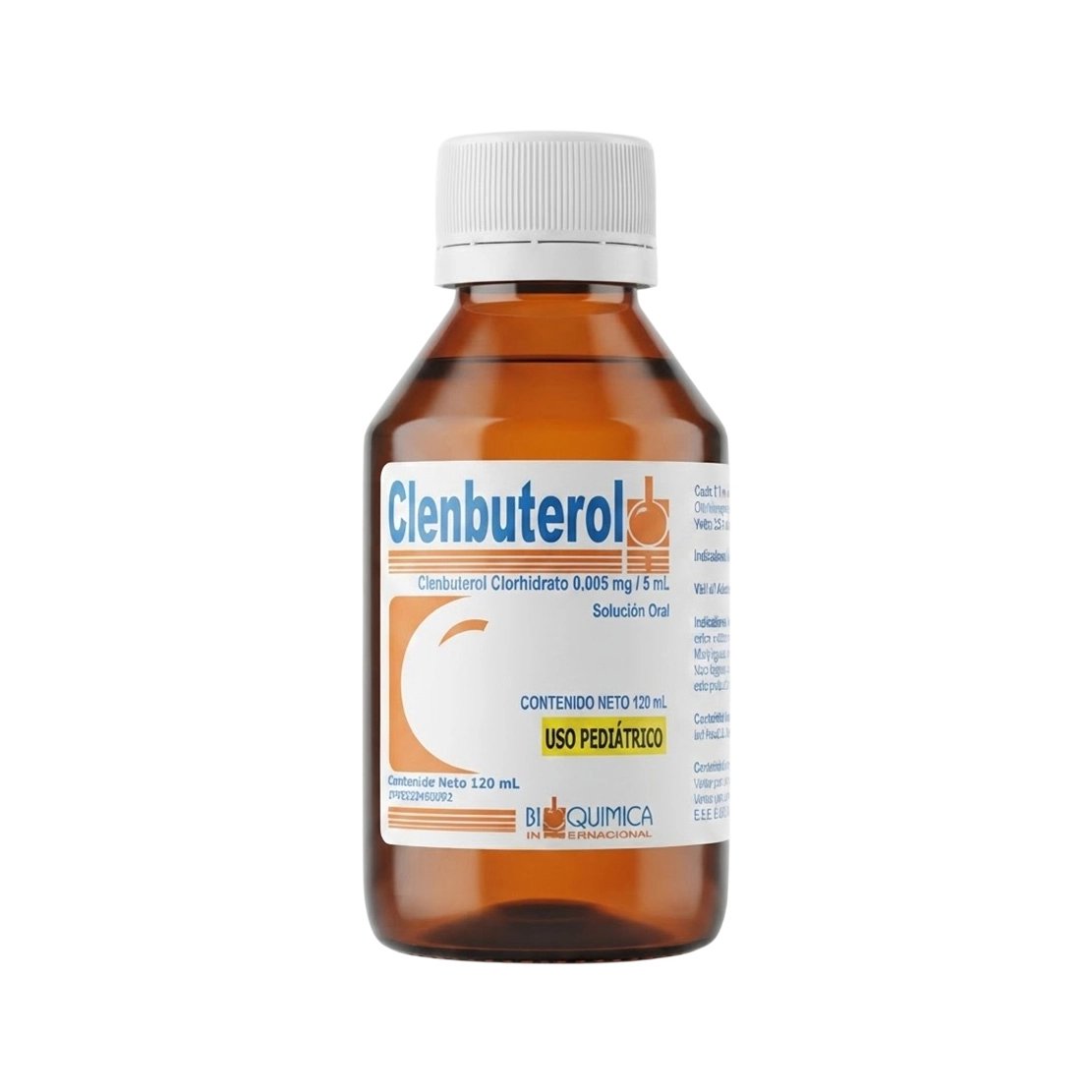 CLENBUTEROL 0.005MG/5ML 120ML  PEDIATRICO  (BIOQUIMICA) (JARABE)
