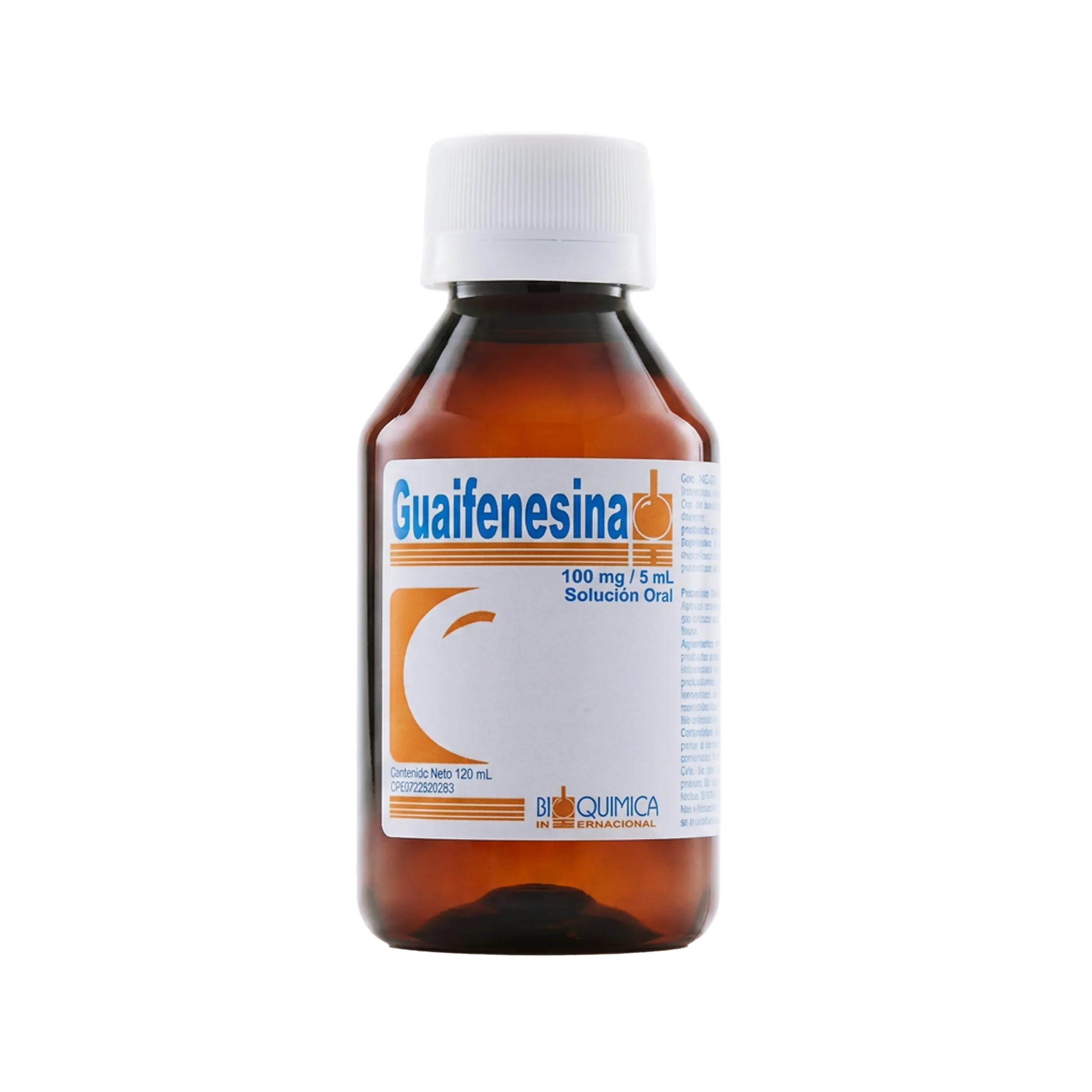GUAIFENESINA 100MG/5ML SOLUCION 120ML (BIOQUIMICA)