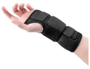 MUÑEQUERA CON FERULA DERECHA TALLA L NEGRA (FORMA ELASTICA)