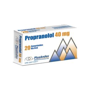 PROPRANOLOL 40 MG X 20 TAB (PLUSANDEX)