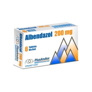 ALBENDAZOL 200MG X 6 TAB (PLUSANDEX)