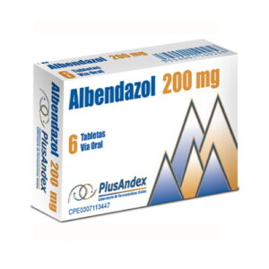 ALBENDAZOL 200MG X 6 TAB (TABLETAS) (PLUSANDEX)