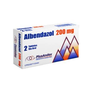 ALBENDAZOL 200MG X 2 TAB (PLUSANDEX)