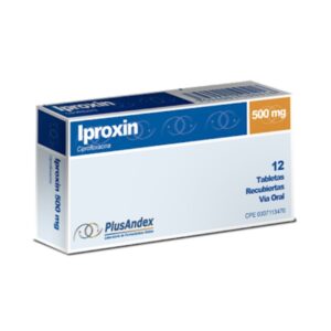IPROXIN 500MG X 12 TAB (CIPROFLOXACINA) (PLUS ANDEX)