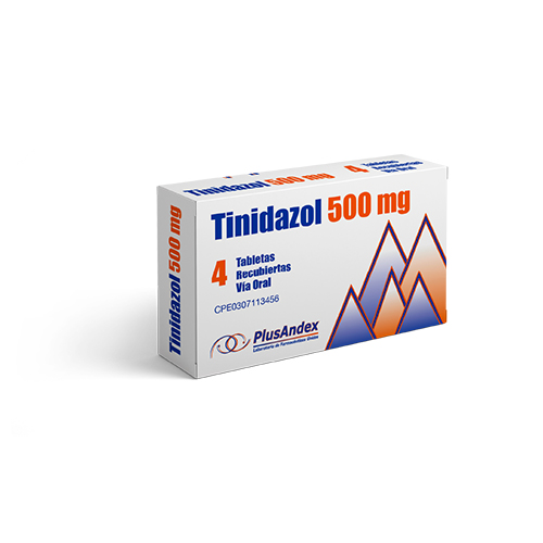 TINIDAZOL 500 MG X 4 TAB (PLUSANDEX)