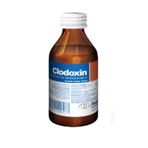 CLODOXIN 5 MG – 50MG/5ML X 120 ML JARABE (METOCLOPRAMIDA/VIT B6) (PLUSANDEX)
