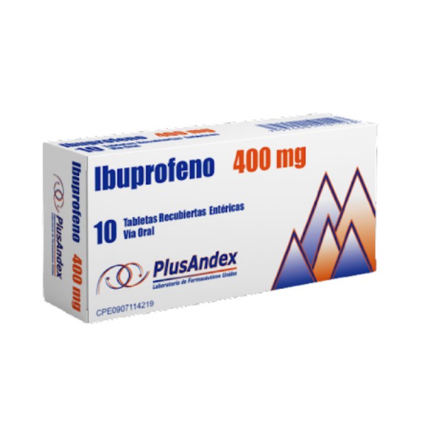 IBUPROFENO 400 MG X 10 TAB (PLUSANDEX)