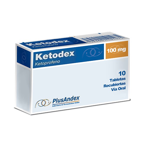 KETODEX 100MG X 10 TAB (KETOPROFENO) (PLUSANDEX)