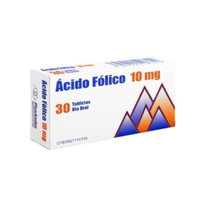 ACIDO FOLICO 10MG X 30 TAB (PLUSANDEX)