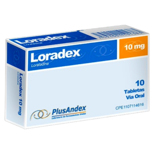 LORADEX 10MG X 10 TAB (LORATADINA) (PLUSANDEX)