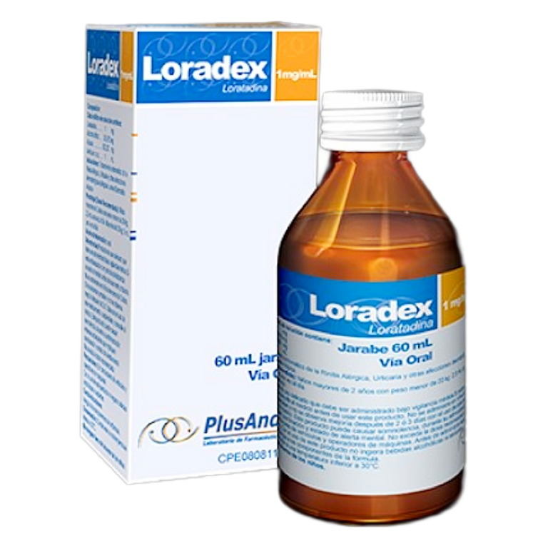 LORADEX 1MG/ML X 60ML JBE PED (LORATADINA) (PLUSANDEX)