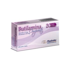 BUTILAMINA COMPUESTA 10MG/250MG X 20 TAB (HIOSCINA-METAMIZOL) (PLUSANDEX)