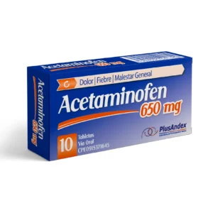 ACETAMINOFEN 650 MG X 10 TAB (PLUSANDEX)