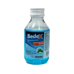 BEDEX 0.15% X 120ML SOL TOPICA (BENCIDAMINA)(PLUSANDEX)