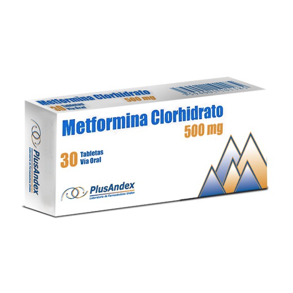METFORMINA 500MG X 30 TAB (PLUSANDEX)