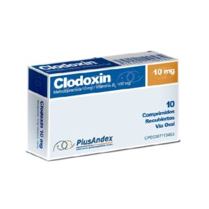 CLODOXIN 10MG X 10 COMP (METOCLOPRAMIDA+B6) (PLUSANDEX)