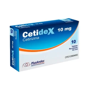 CETIDEX 10 MG X 10 TAB (CETIRIZINA) (PLUSANDEX)