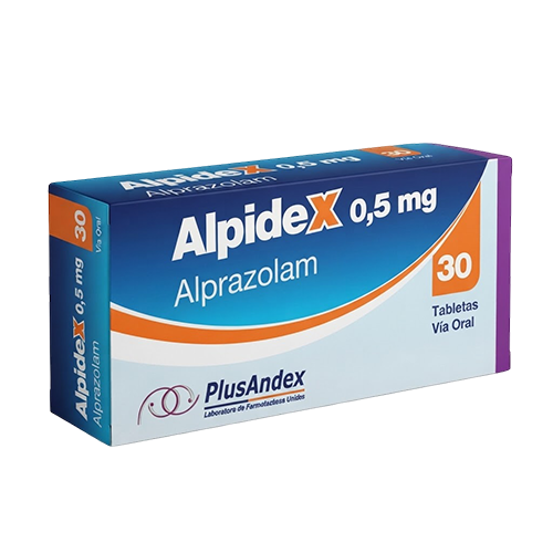 ALPIDEX 0.5MG X 30 MG (ALPRAZOLAM)(PLUSANDEX)