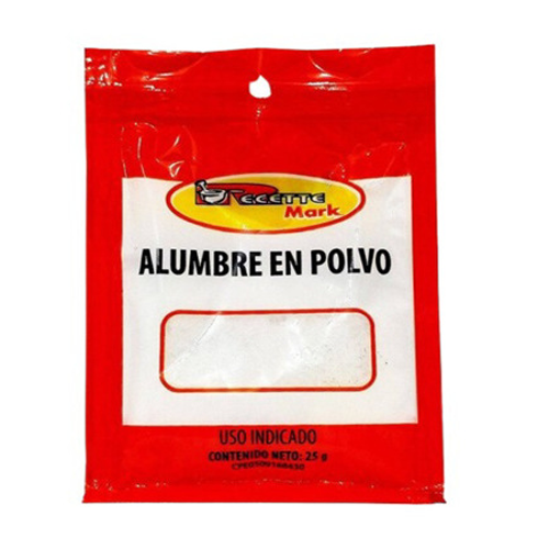ALUMBRE EN POLVO 25 GR RECCETE MARK(RECETURA)