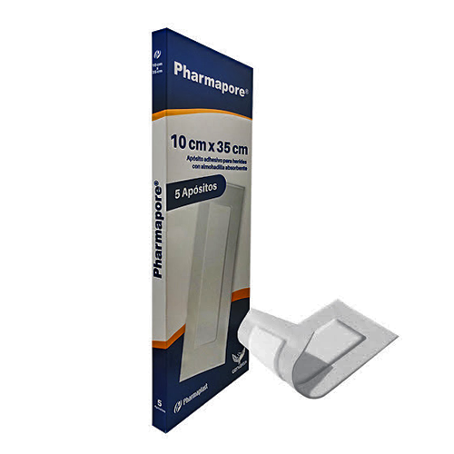 APOSITO PHARMAPORE 10 CM X 35 CM CON ALMOHADILLA (PHARMAPLAST)