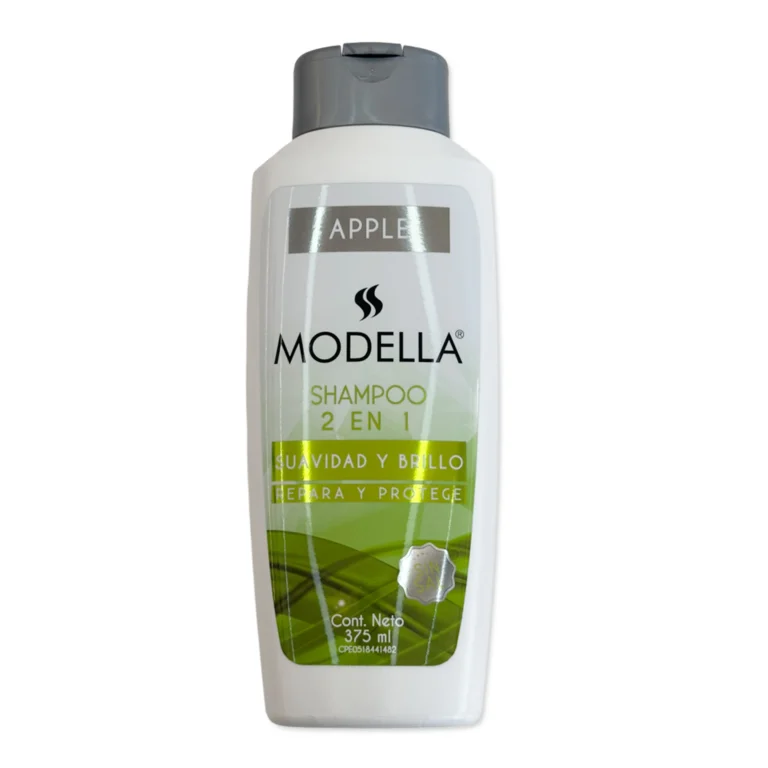 SHAMPOO 2 EN 1 SUAVIDAD Y BRILLO MANZANA (MODELLA)