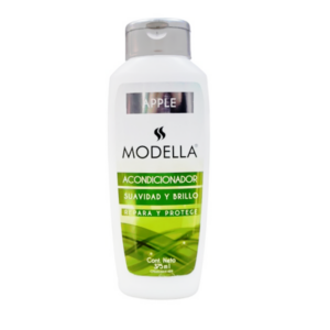 ACONDICIONADOR MANZANA-SUAVIDAD Y BRILLO 375 ML (MODELLA)