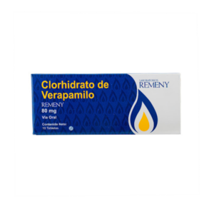 VERAPAMILO 80MG X 10 TAB (LAB REMENY)