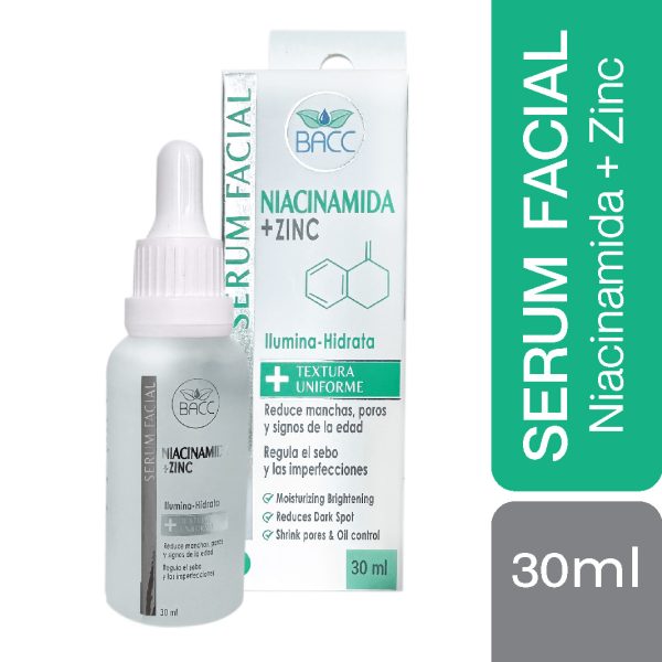 SERUM NIACINAMIDA+ZINC 30ML (BACC)