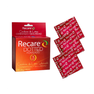PRESERVATIVO DOTTED PUNTEADO X  UNIDADES (RECARE)