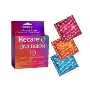 PRESERVATIVO DIVERSION X 3 UNIDADES (RECARE)