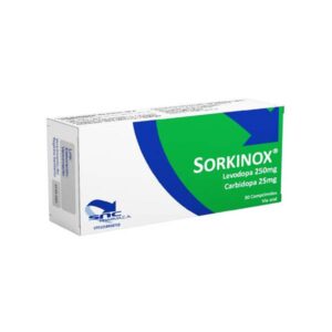 SORKINOX 250MG/25MG X 30 COMP (CARBIDOPA-LEVODOPA)(SNC)