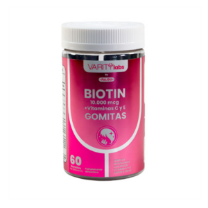 GOMITAS BIOTIN+VITAMINA C Y E 10.000MG/15MG/6,7MG X 60 (FALIDU)