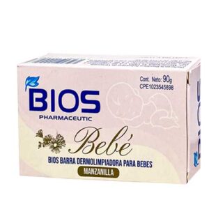 JABON EN BARRA BIOS BEBE MANZANILLA 90G