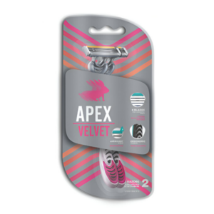 AFEITADORA APEX VELVELT 4 HOJILLA X 2 UNID WOMEN (MISCELANEOS)