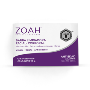 BARRA LIMPIADORA FACIAL – CORPORAL X 90 GR (ZOAH)