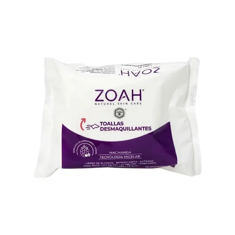 TOALLAS HUMEDAS DESMAQUILLANTES NIACINAMIDA X25 UNDS ZOAH