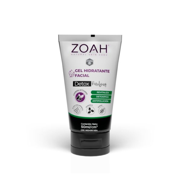 GEL HIDRATANTE FACIAL DETOX PURIFYING 50ML (ZOAH)