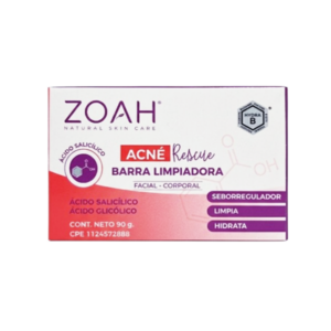 ACNE RESCUE BARRA LIMPIADORA 90 G (ZOAH)