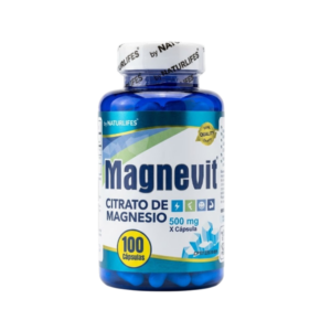 MAGNEVIT 500MG X 100 CAP (CITRATO DE MAGNESIO)(NATURLIFES)