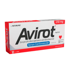 AVIROT 250 MG X 30 TAB (COENZIMA Q10/AC EICOSAPENTAENOICO) (NATURLIFES)