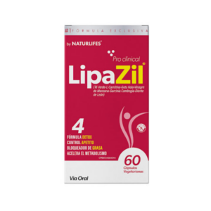 LIPAZIL X 60 CAP (TE VERDE+L-CARNITINA+VINAGRE DE MANZANA)(NATURLIFES)