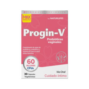 PROGIN-V 60 BILLONES CFUS X 30 CAP (PROBIOTICOS VAGINALES)(NATURALIFES)