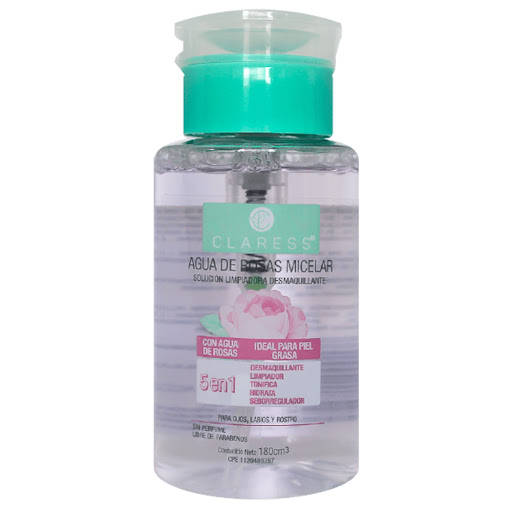AGUA DE ROSAS MICELAR CLARESS X 180ML