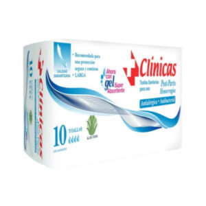 TOALLAS SANITARIAS POST PARTO X 10 UNIDADES (CLINICAS)