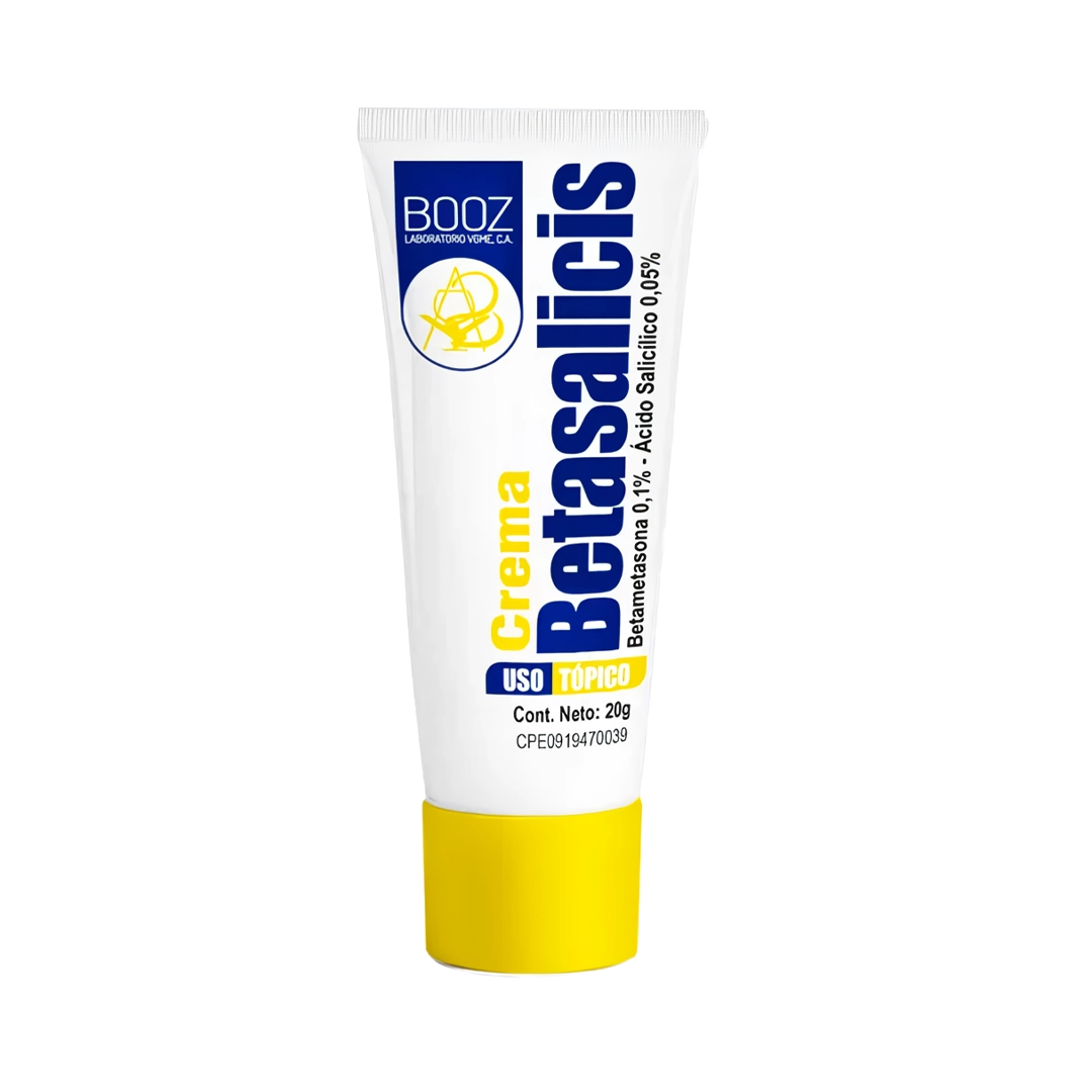 BETASALICIS CREMA 0,1%/0,05% X 20 G (BETAMETASONA/AC. SALICILICO)(BOOZ)