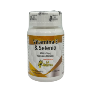 VITAMINA E+SELENIO 400 U.I X 60 CAP BLANDAS (ABEJITA)(TABLETAS)